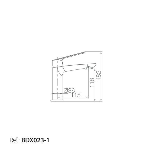 Monomando Lavabo Luxor [BDX023-1]
