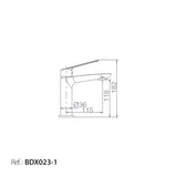 Monomando Lavabo Luxor [BDX023-1]
