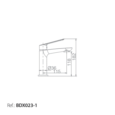 Monomando Lavabo Luxor [BDX023-1]