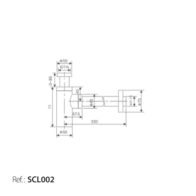Sifón Redondo [SCL002]