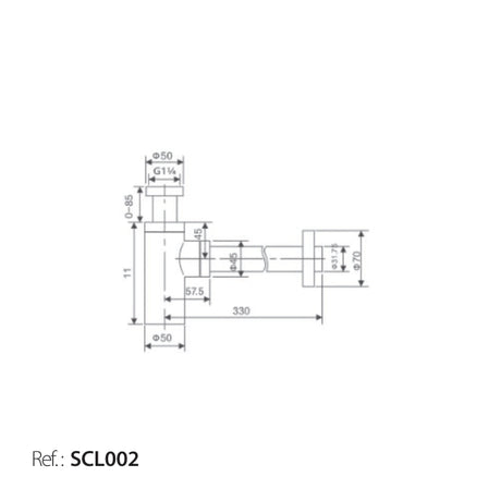 Sifón Redondo [SCL002]
