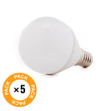 Pack 5 Bombillas LED E14 5W 410Lm 6000ºK 30.000H [HO-P45-E14-5W-RC-CW-PK5-AP]