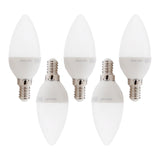 Pack 5 Bombillas LED E14 5W 410Lm 6000ºK 30.000H [HO-C37-E14-5W-RC-CW-PK5-AP]