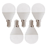 Pack 5 Bombillas LED E14 5W 410Lm 6000ºK 30.000H [HO-P45-E14-5W-RC-CW-PK5-AP]