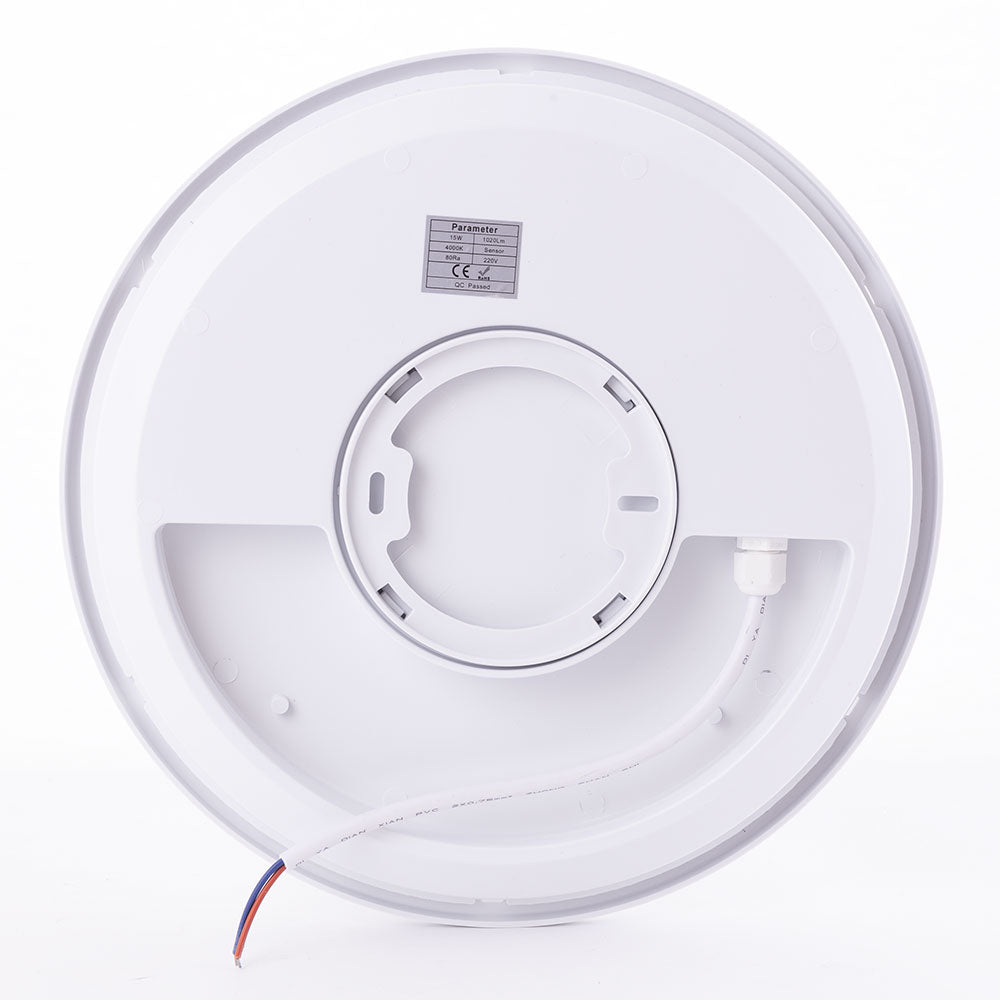 Plafón LED 15W 1020Lm  4200ºK IP20 Sensor PIR 30.000H [SKY-YCB1073B-15W-W]