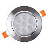 Foco Downlight LED 7W 700Lm 6000ºK Circular 30.000H [HO-LEDDOWN-7W-CW]