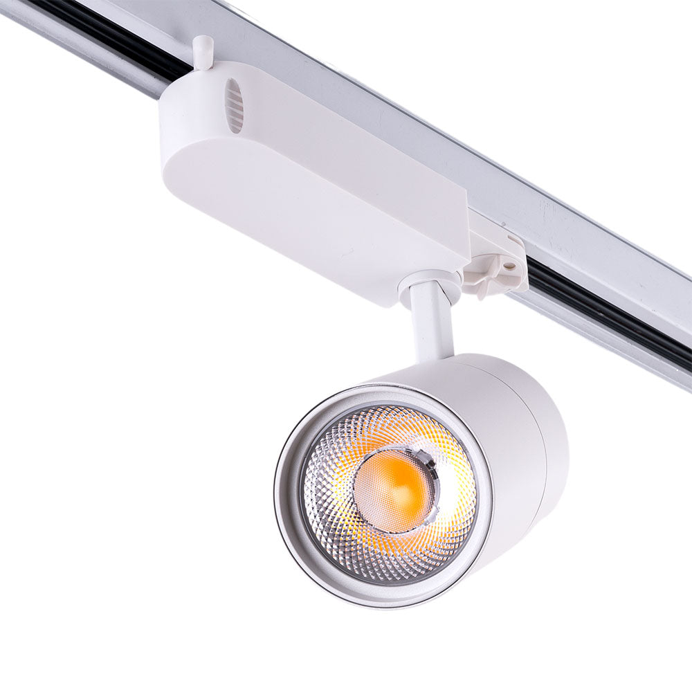 Foco de Carril LED 30W 2.700Lm 6000ºK Trifásico 30.000H [HO-FC-3F-30W-W-CW]