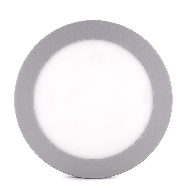 Plafón de Techo de LEDs Circular Cuerpo Cromado Ø225mm 18W 1440Lm 30.000H