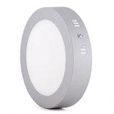 Plafón de Techo de LEDs Circular Cuerpo Cromado Ø225mm 18W 1440Lm 30.000H