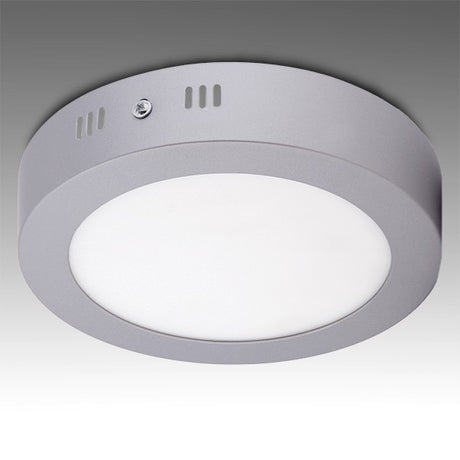 Plafón de Techo de LEDs Circular Cuerpo Cromado Ø225mm 18W 1440Lm 30.000H