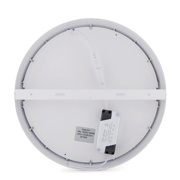 Plafón de Techo de LEDs Circular de Superficie "STYLE" 300mm 24W 1800Lm 30.000H