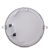 Placa de LEDs Circular ECOLINE 295m 25W 2000Lm 30.000H Aro Color Plata