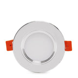 Downlight de LEDs Ø98mm Aro Plateado 3W 240Lm 30.000H