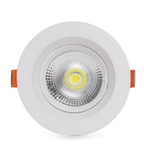 Downlight Circular de LEDs Anti-Deslumbrante COB 7W 700Lm 30.000H