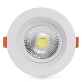 Downlight Circular de LEDs Anti-Deslumbrante COB 9W 900Lm 30.000H