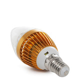 Lámpara Bombilla de LEDs Vela E14 3W 12VAC/DC  240Lm 30.000H