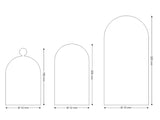 Fanal de cristal Ø12 altura 20cm