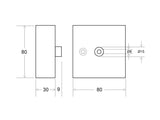 Kit de suspensión que incluye: Florón cuadrado blanco 80x80x30mm, cable redondo de 3 hilos de 0.75mm y 1.5m de longitud. Cable de acero de suspensión con pasador sujetables, clip de conexión rápida de cables y tornillos de sujección.