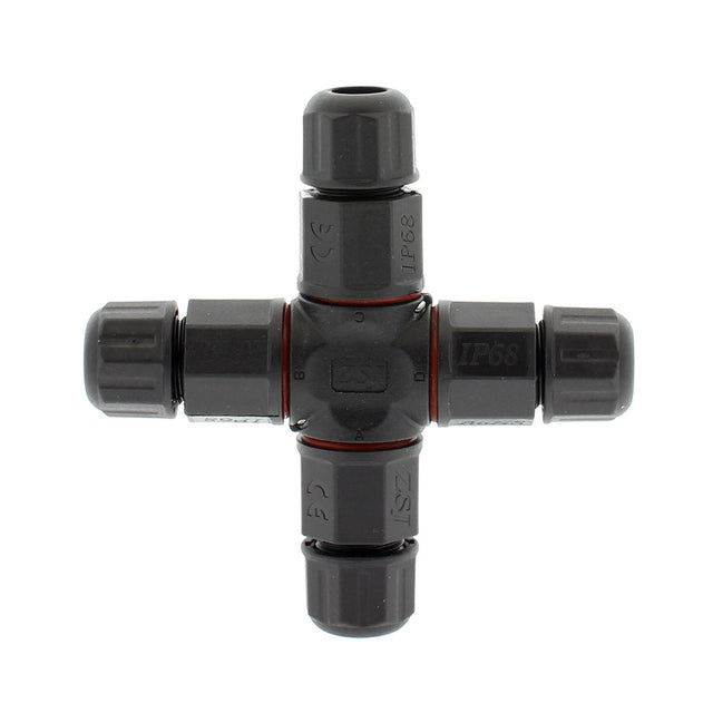 Conector IP68, 100mm, Ø10-6mm, 3 cables 0.5-2.5mm2, 16A ideal para la conexión de cables de sección desde 0.5 hasta 2,5 mm2.