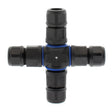 Conector IP68, 110mm, Ø12-6mm, 3 cables 0.5-2.5mm2, 16A ideal para la conexión de cables de sección desde 0.5 hasta 2,5 mm2.