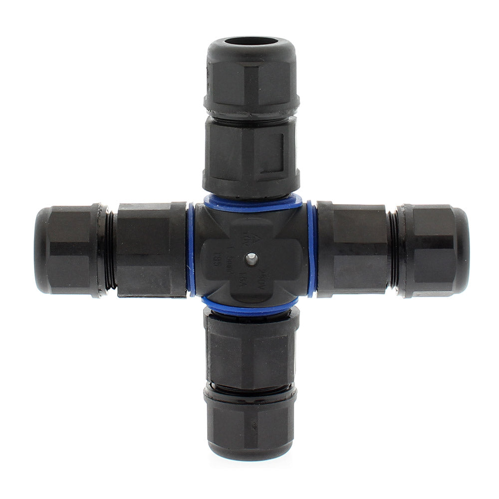 Conector IP68, 110mm, Ø12-6mm, 3 cables 0.5-2.5mm2, 16A ideal para la conexión de cables de sección desde 0.5 hasta 2,5 mm2.