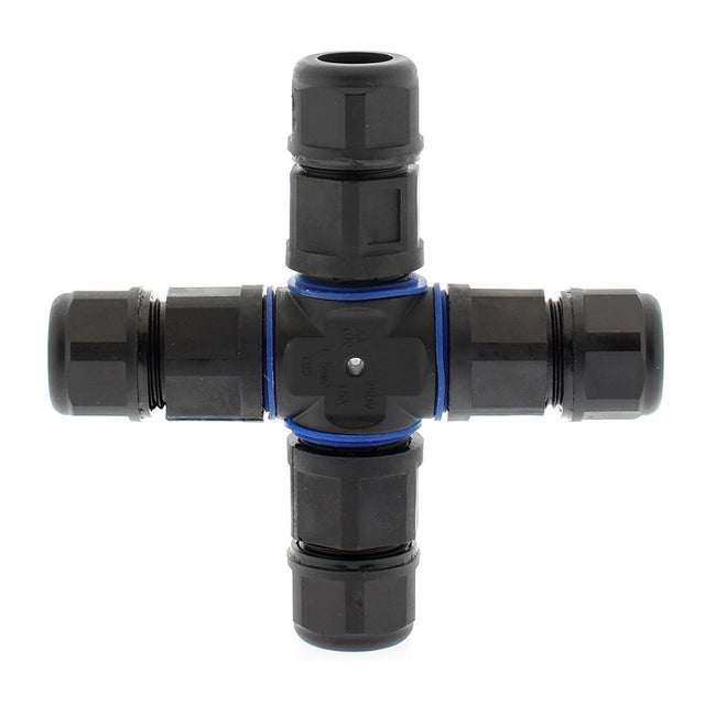 Conector IP68, 110mm, Ø12-6mm, 3 cables 0.5-2.5mm2, 16A ideal para la conexión de cables de sección desde 0.5 hasta 2,5 mm2.