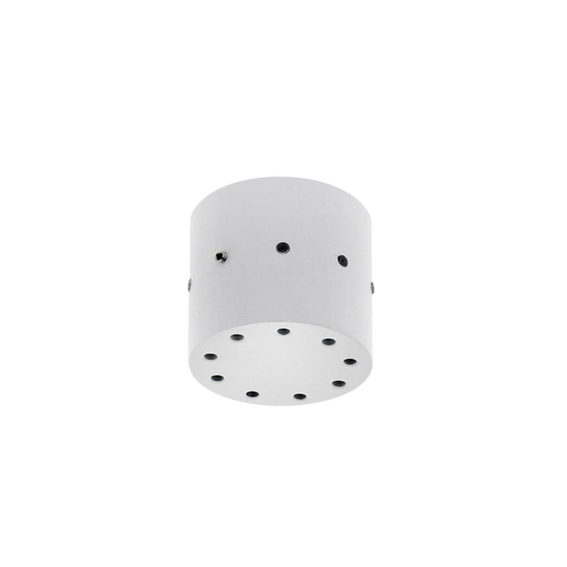 Concentrador cables redondo blanco, Ø55x50mm