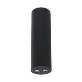 Florón redondo negro, Ø75x250mm