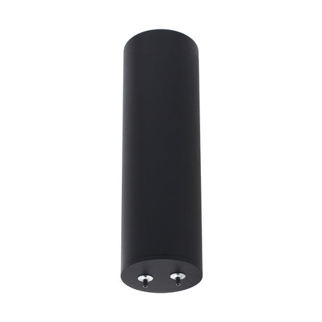 Florón redondo negro, Ø75x250mm