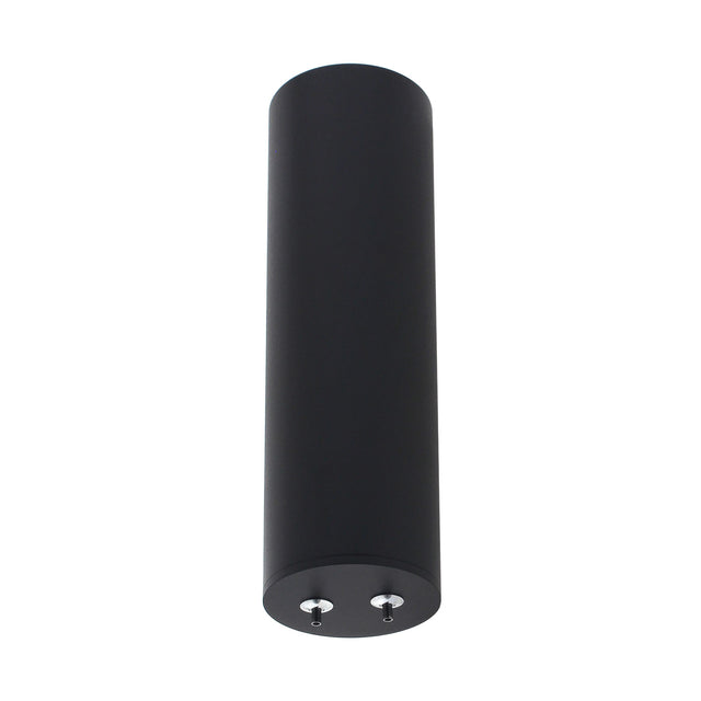 Florón redondo negro, Ø75x250mm