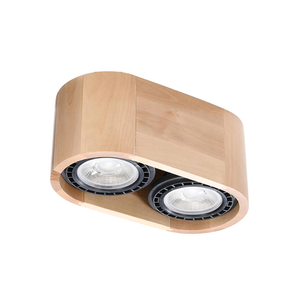 Luminaria de Madera BASIC 2, GU10