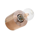 Lámpara de Madera para pared SALGADO, E27