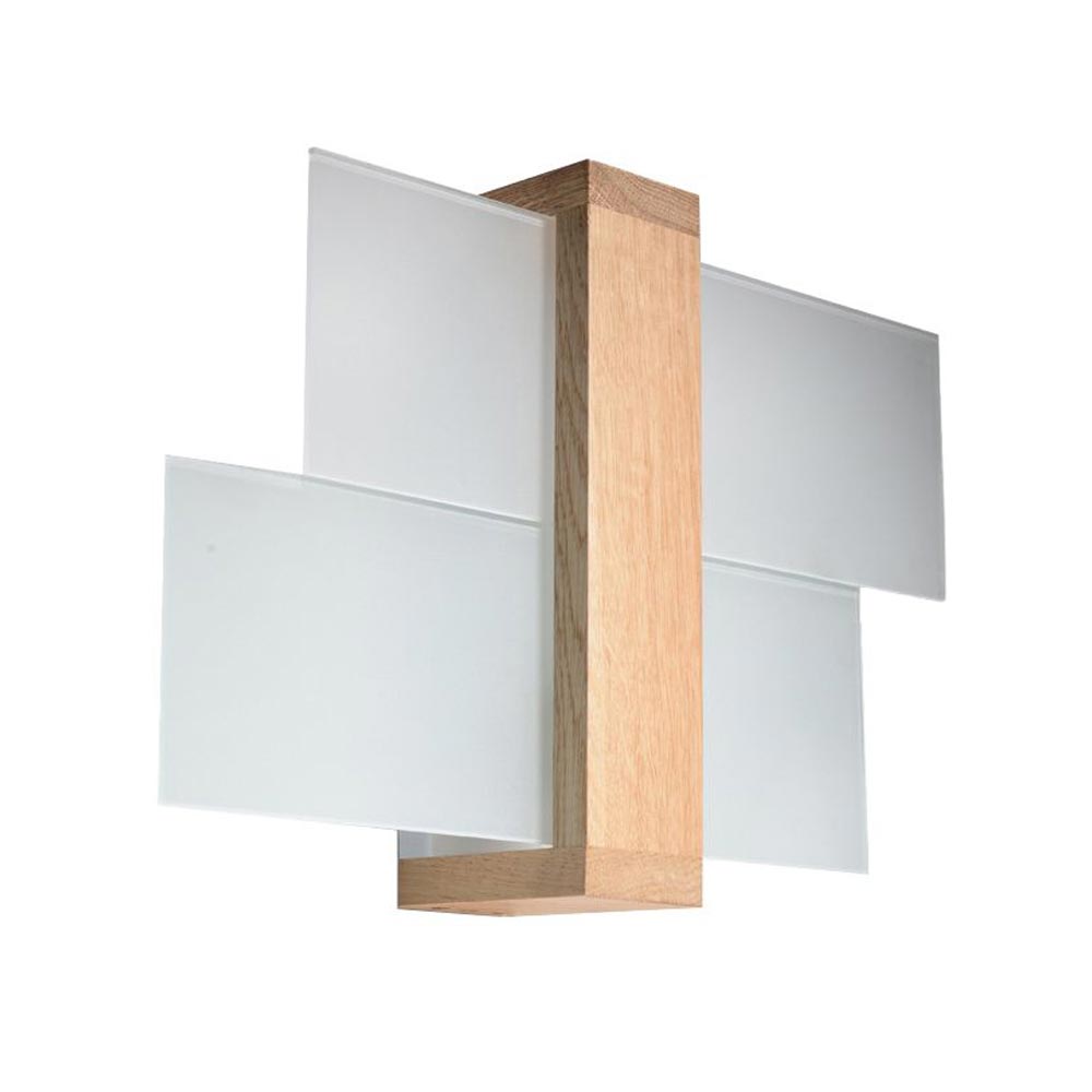 Aplique de pared de Madera FENIKS 1, E27