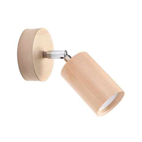 Aplique de madera para pared de la serie Berg, SOLLUX Lighting, con un toque de elegancia moderna a la vez que inspira naturalidad con la madera natural. Necesitas una bombilla GU10 no incluida.