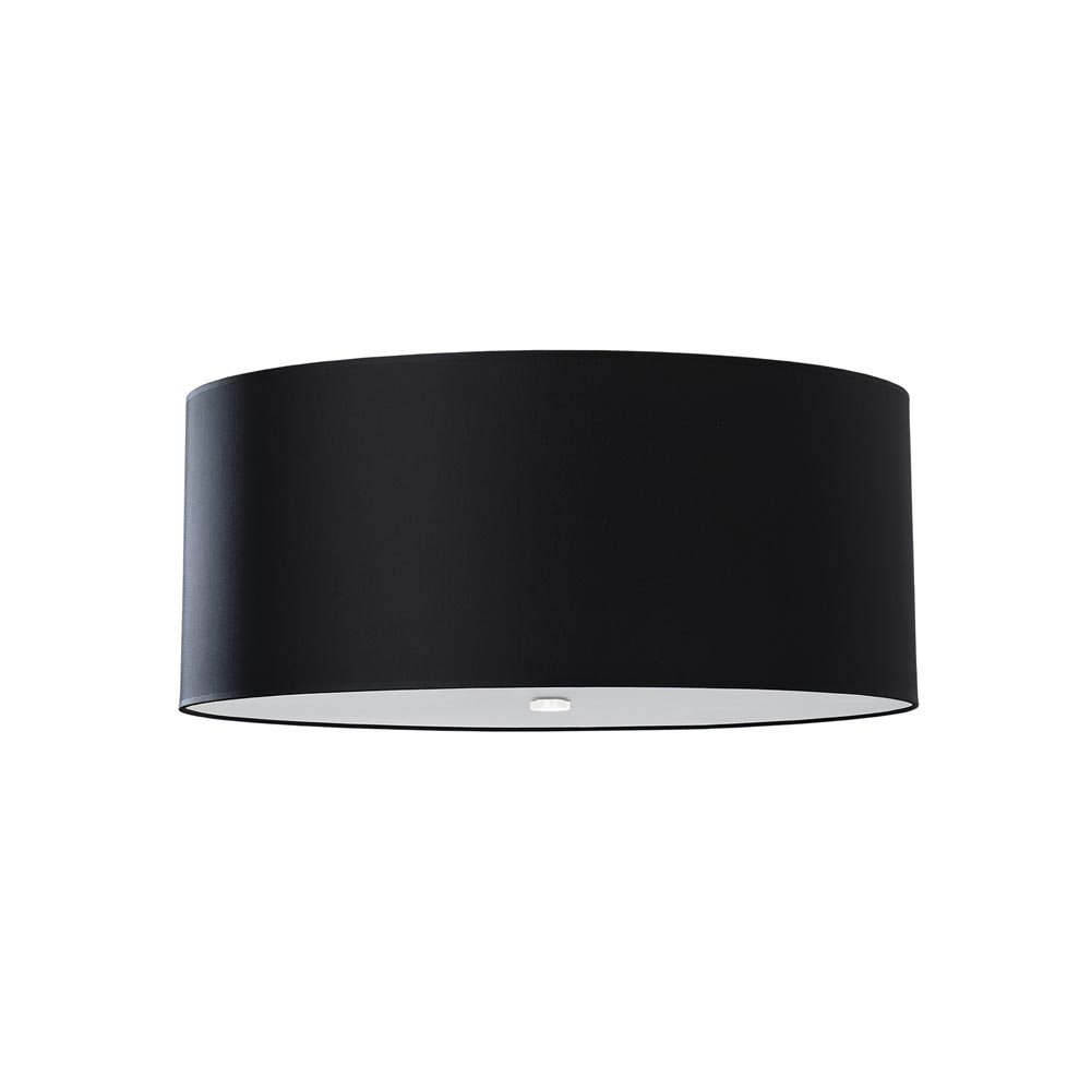 Aplique de techo OTTO 70, negro, E27