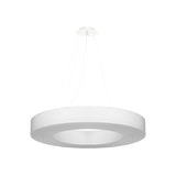 Lámpara suspendida SATURNO SLIM 70 blanca, E27