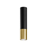 Aplique de techo LOOPEZ negro, GU10/dorado