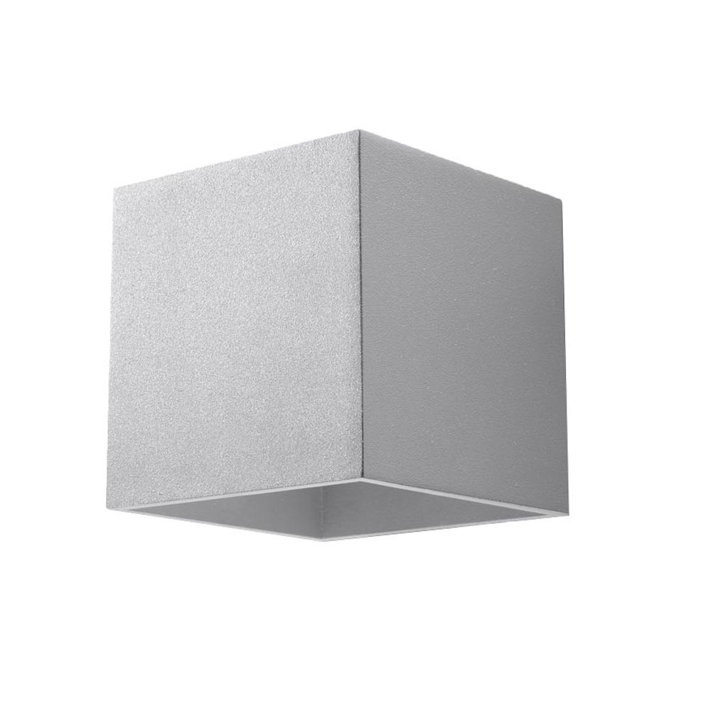 Aplique de pared QUAD 1 gris, G9