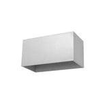 Aplique de pared QUAD MAXI gris, G9