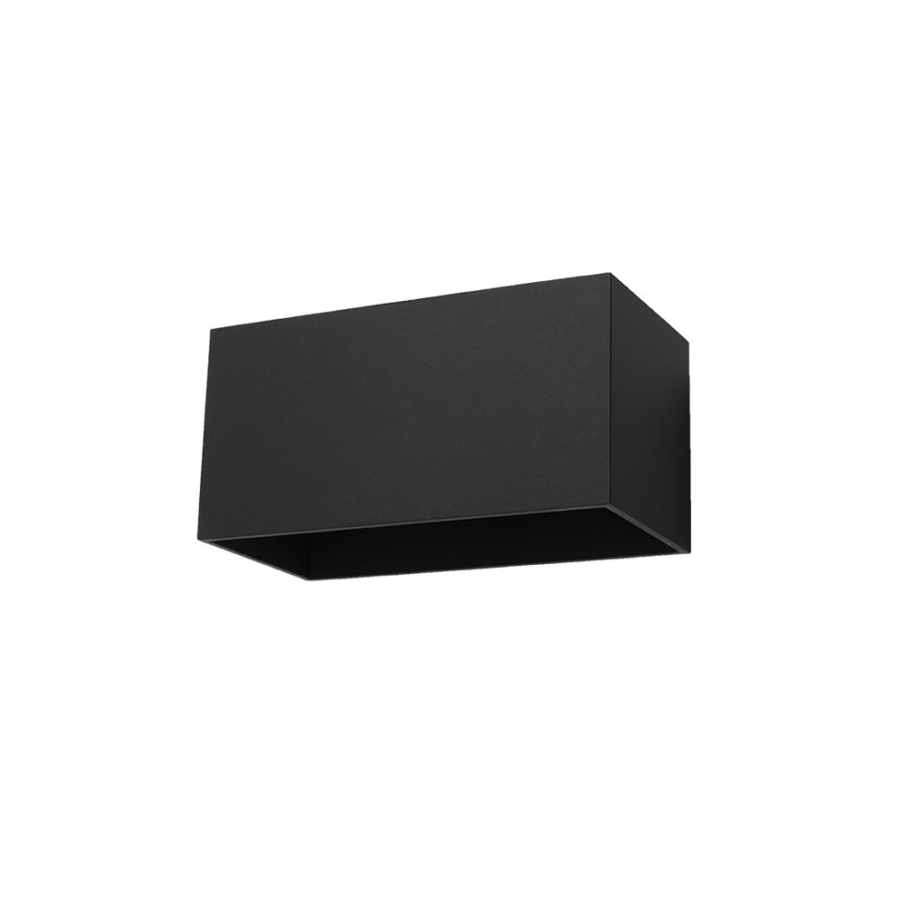 Aplique de pared QUAD MAXI negro, G9
