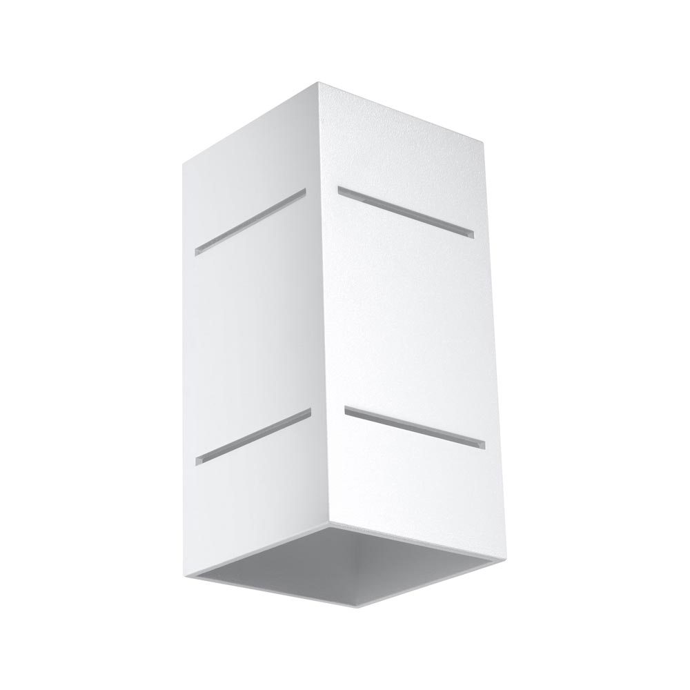 Aplique de pared BLOCCO blanco, G9