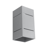 Aplique de pared BLOCCO gris, G9