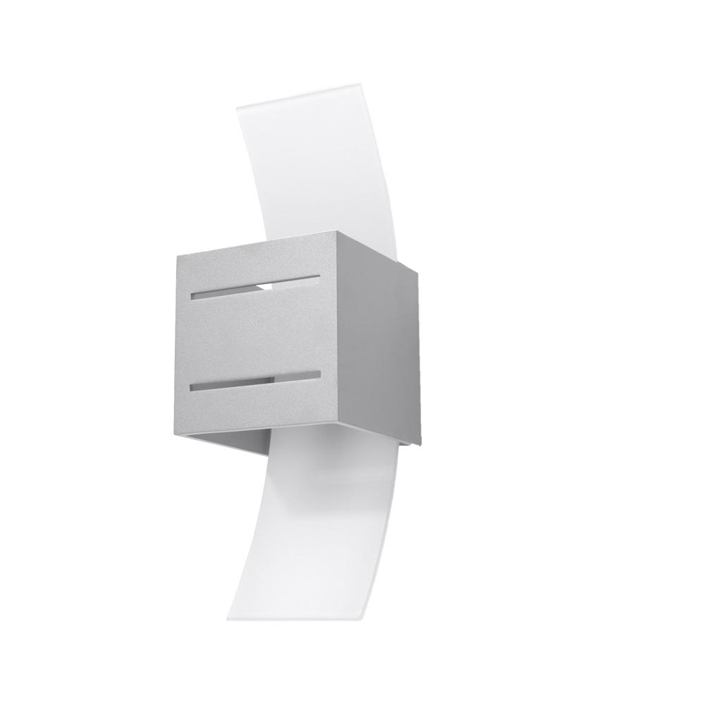 Aplique de pared LORETO gris, G9