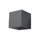 Aplique de pared QUAD 1 antracita, G9