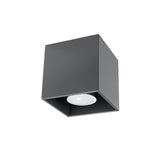 Aplique de techo QUAD 1 antracita, GU10