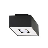Aplique de techo MONO 1 negro, GU10