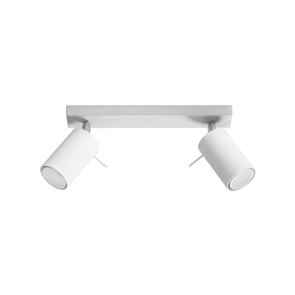 Aplique de techo RING 2 blanco, GU10