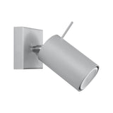 Aplique de pared RING 1 gris, GU10