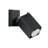 Aplique de pared MERIDA negro, GU10