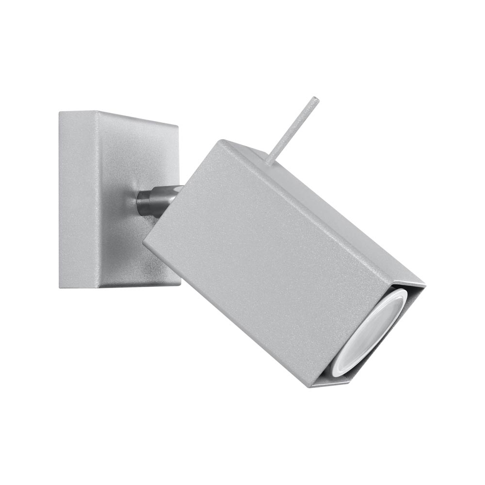 Aplique de pared MERIDA 1 gris, GU10